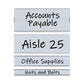 C-Line Clear Magnetic Label Holders Side Load 6 X 2.5 10/pack - Office - C-Line®