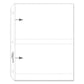 C-Line Clear Photo Pages For Four 5 X 7 Photos 3-hole Punched 11.25 X 8.13 50/box - Office - C-Line®