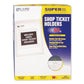 C-Line Clear Vinyl Shop Ticket Holders Both Sides Clear 50 Sheets 9 X 12 50/box - School Supplies - C-Line®