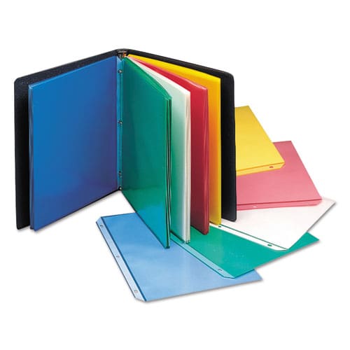 C-Line Colored Polypropylene Sheet Protectors Assorted Colors 2 11 X 8.5 50/box - School Supplies - C-Line®