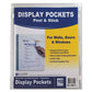 C-Line Display Pockets 8.5 X 11 Polypropylene 10/pack - Office - C-Line®