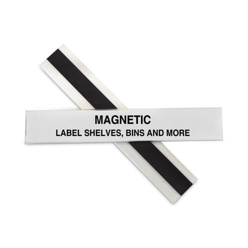 C-Line Hol-dex Magnetic Shelf/bin Label Holders Side Load 1 X 6 Clear 10/box - Office - C-Line®