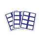 C-Line Laser Printer Name Badges 3 3/8 X 2 1/3 White/blue 200/box - School Supplies - C-Line®