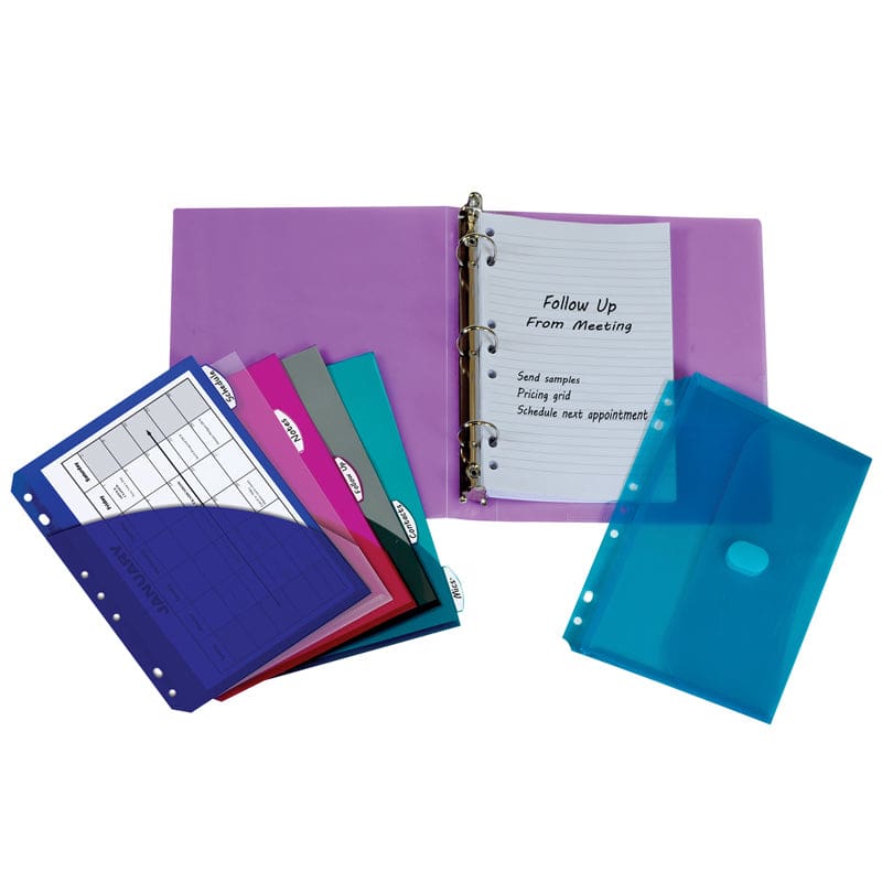C Line Mini Binder Starter Kit Assorted (Pack of 6) - Folders - C-Line Products Inc