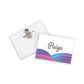 C-Line Name Badge Kits Top Load 4 X 3 Clear Combo Clip/pin 50/box - Office - C-Line®