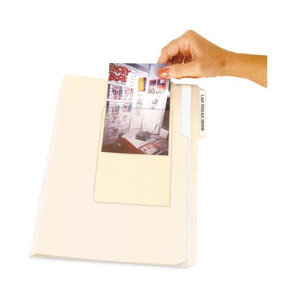 C-Line Peel And Stick Photo Holders 4.38 X 6.5 Clear 10/pack - Office - C-Line®