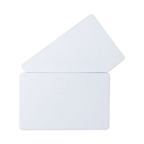 C-Line Pvc Id Badge Card 3.38 X 2.13 White 100/pack - Office - C-Line®