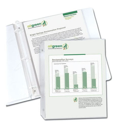 C-Line Recycled Polypropylene Sheet Protectors Reduced Glare 2 11 X 8.5 100/box - School Supplies - C-Line®