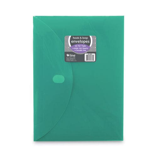 C-Line Reusable Poly Envelope Hook/loop Closure 8.5 X 11 Assorted Colors 10/pack - Office - C-Line®