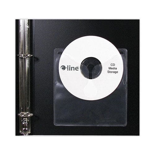 C-Line Self-adhesive Cd Holder 1 Disc Capacity Clear 10/pack - Technology - C-Line®