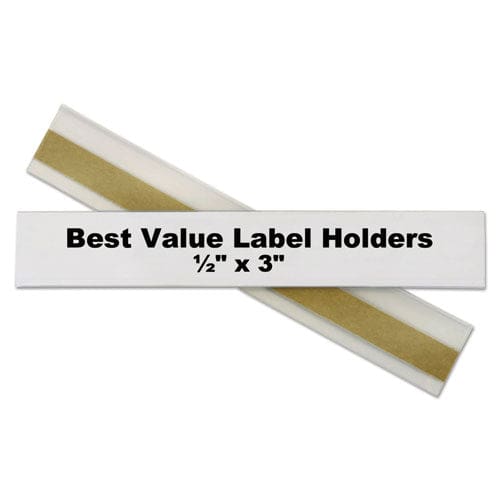 C-Line Self-adhesive Label Holders Top Load 0.5 X 3 Clear 50/pack - Office - C-Line®