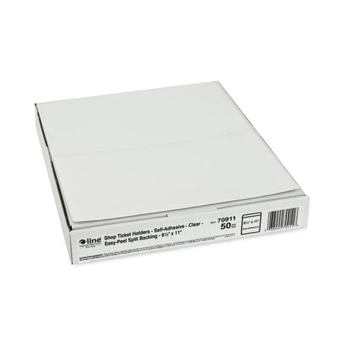 C-Line Self-adhesive Shop Ticket Holders Super Heavy 15 Sheets 8.5 X 11 50/box - School Supplies - C-Line®