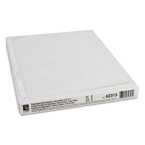 C-Line Side Loading Polypropylene Sheet Protectors Clear 2 11 X 8.5 50/box - School Supplies - C-Line®