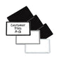 C-Line Slap-stick Magnetic Label Holders Side Load 4.25 X 2.5 Black 10/pack - Office - C-Line®