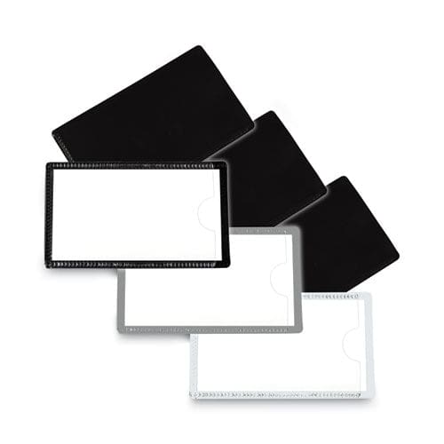C-Line Slap-stick Magnetic Label Holders Side Load 4.25 X 2.5 White 10/pack - Office - C-Line®