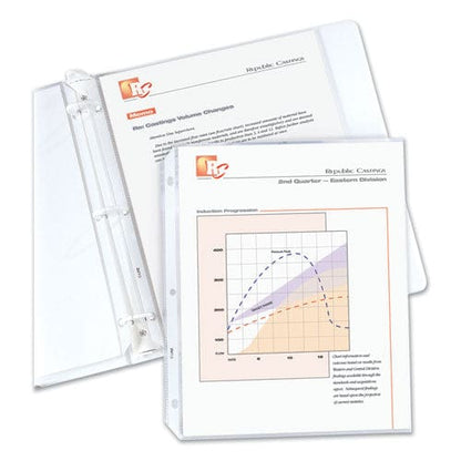 C-Line Standard Weight Polypropylene Sheet Protectors Non-glare 2 11 X 8.5 100/box - School Supplies - C-Line®