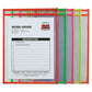 C-Line Stitched Shop Ticket Holders Neon Assorted 5 Colors 75 9 X 12 25/bx - School Supplies - C-Line®