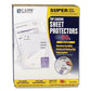 C-Line Super Heavyweight Poly Sheet Protectors Non-glare 2 11 X 8.5 50/box - School Supplies - C-Line®