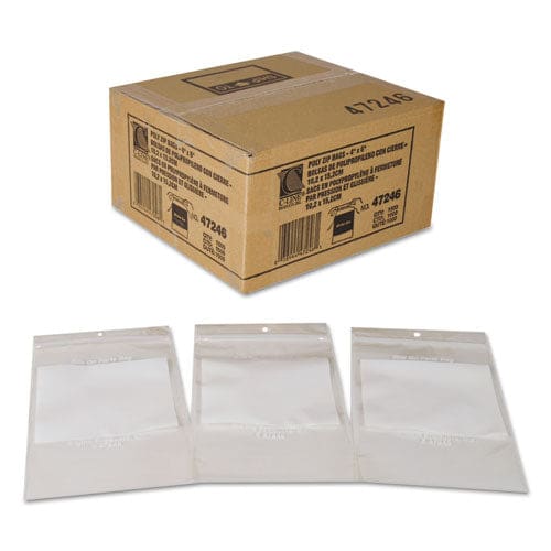 C-Line Write-on Poly Bags 2 Mil 4 X 6 Clear 1,000/carton - Office - C-Line®
