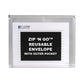 C-Line Zip ’n Go Reusable Envelope With Outer Pocket 1 Capacity 2 Sections 10 X 13 Clear 3/pack - Office - C-Line®