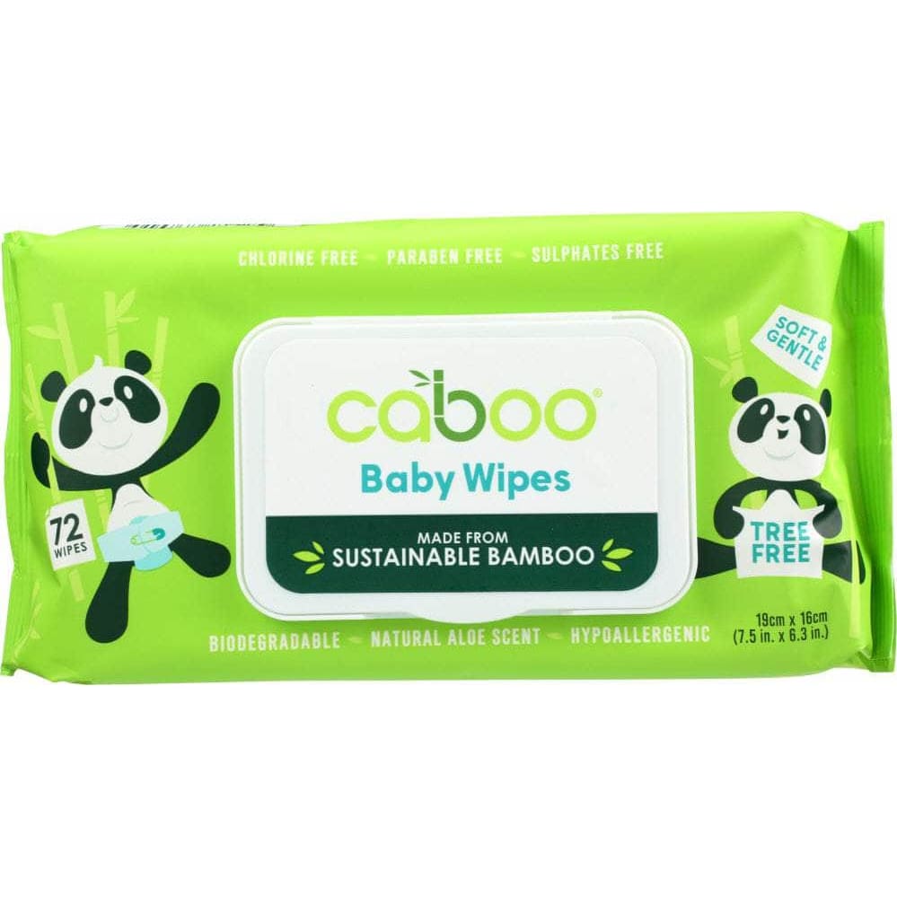 Caboo Caboo Wipe Baby Bamboo Flip Top, 72 packs