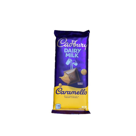 Cadbury CADBURY, CARAMELLO Milk Chocolate and Creamy Caramel Candy, 4 oz, Bar