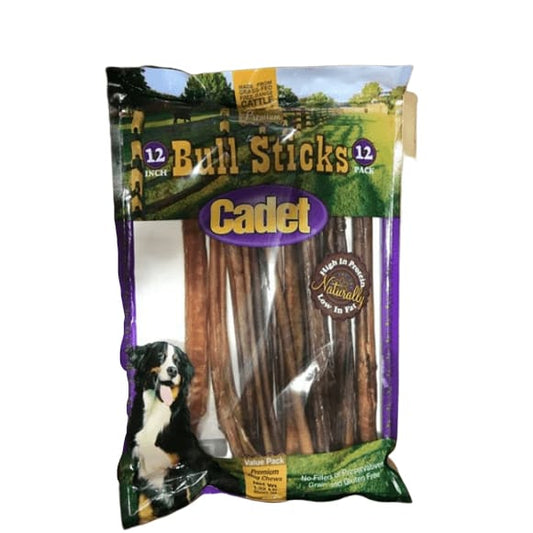 Cadet Gourmet Bull Sticks 12 Pack - ShelHealth.Com