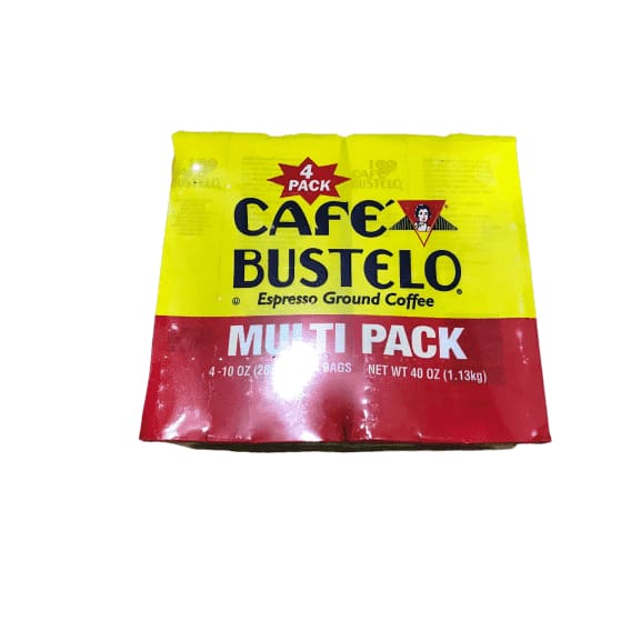 Cafe Bustelo Espresso Coffee 10 Ounce Bricks (Pack of 4) - ShelHealth.Com