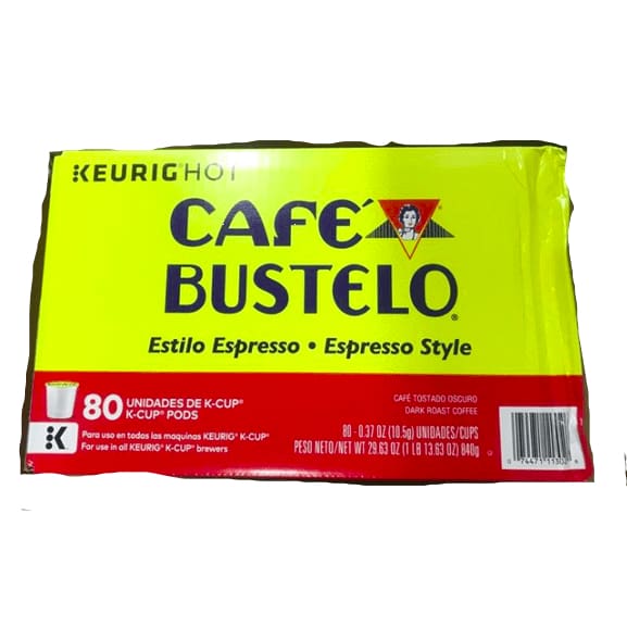 Cafe Bustelo Espresso Style Coffee K-Cups (80 ct.) - ShelHealth.Com