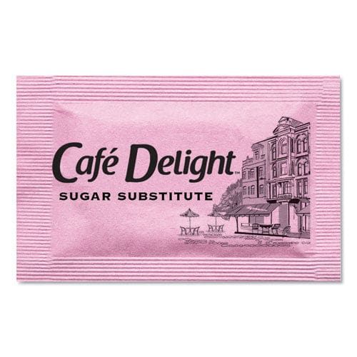 Café Delight Pink Sweetener Packets 0.08 G Packet 2000 Packets/box - Food Service - Café Delight