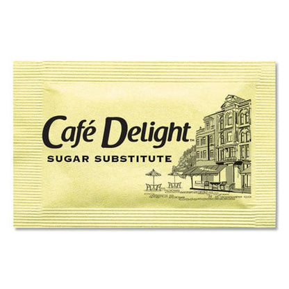 Café Delight Yellow Sweetener Packets 0.08 G Packet 2000 Packets/box - Food Service - Café Delight