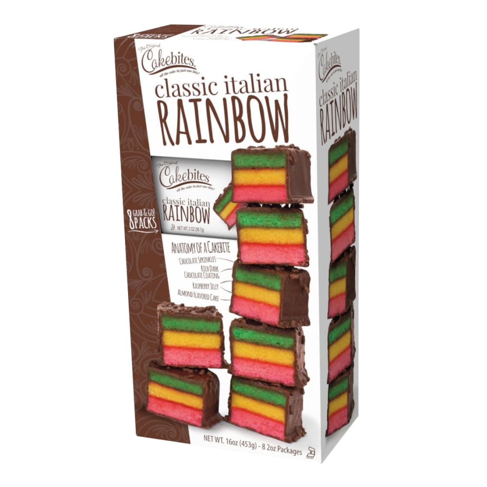 Cakebites Classic Italian Rainbow 8 ct. - Cakebites