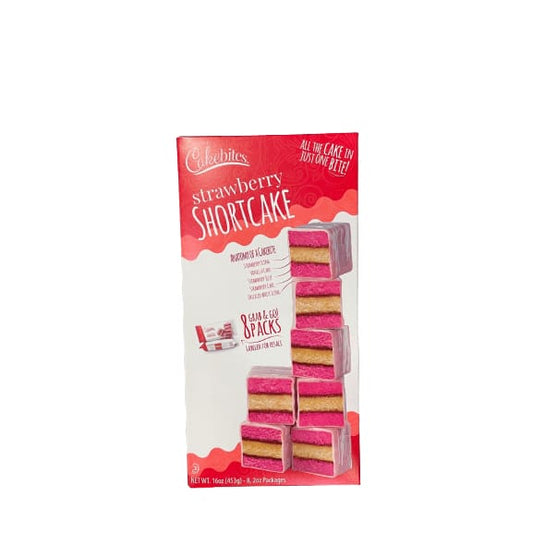 CakeBites CakeBites strawberry Shortcake, 8 x 2 oz.