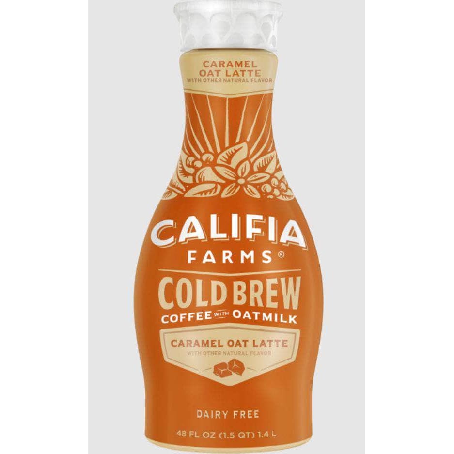 CALIFIA Grocery > Refrigerated CALIFIA: Cold Brew Caramel Oat Latte, 48 oz