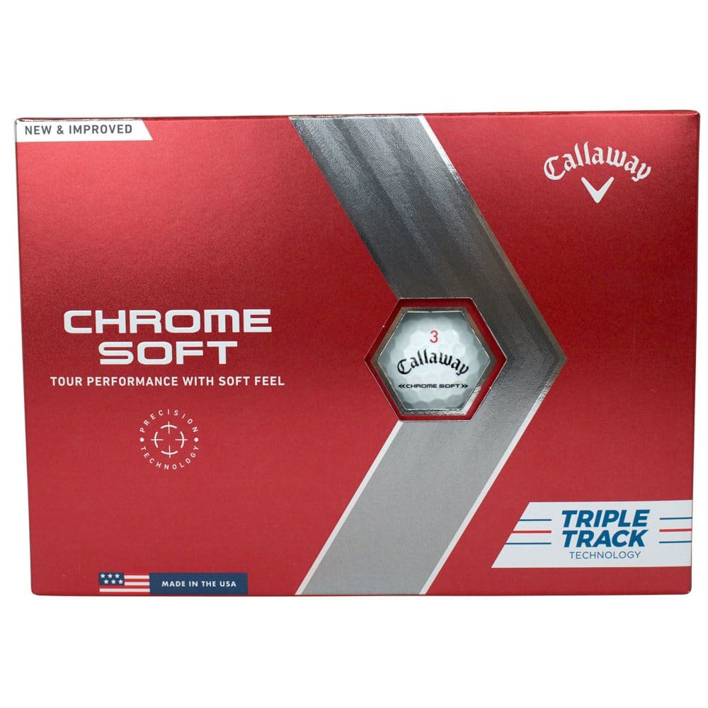 Callaway Chrome Soft Triple Track Golf Balls - 12 pk. - Sports Equipment - Callaway