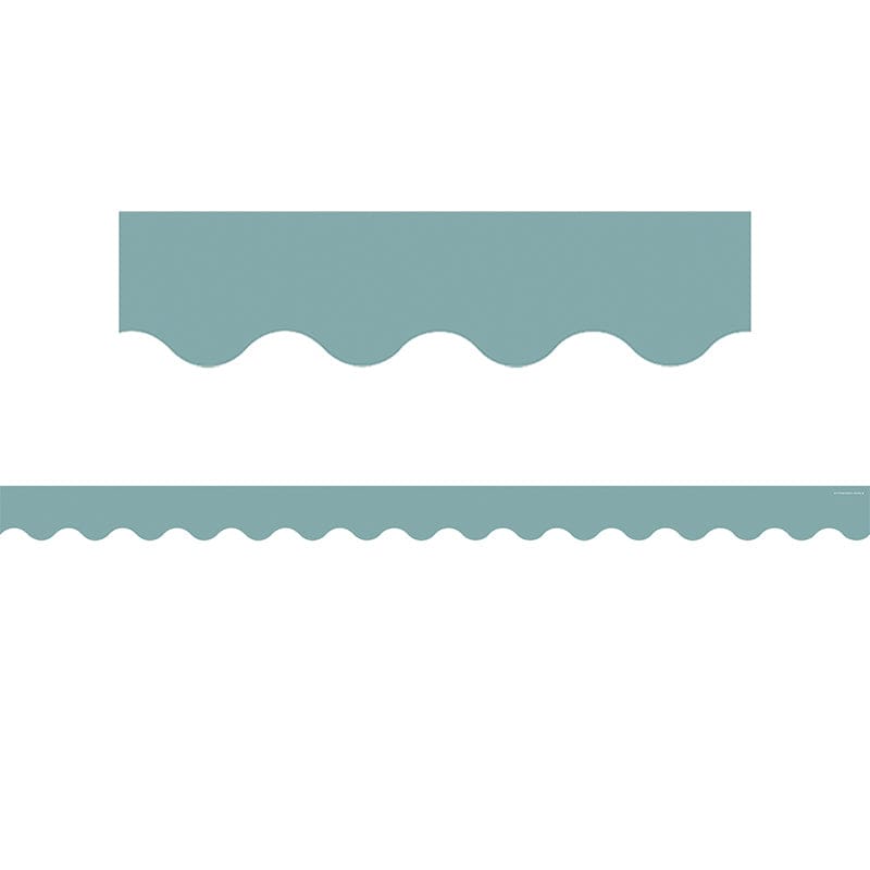 Calming Blue Scalloped Border Trim (Pack of 10) - Border/Trimmer - Teacher Created Resources