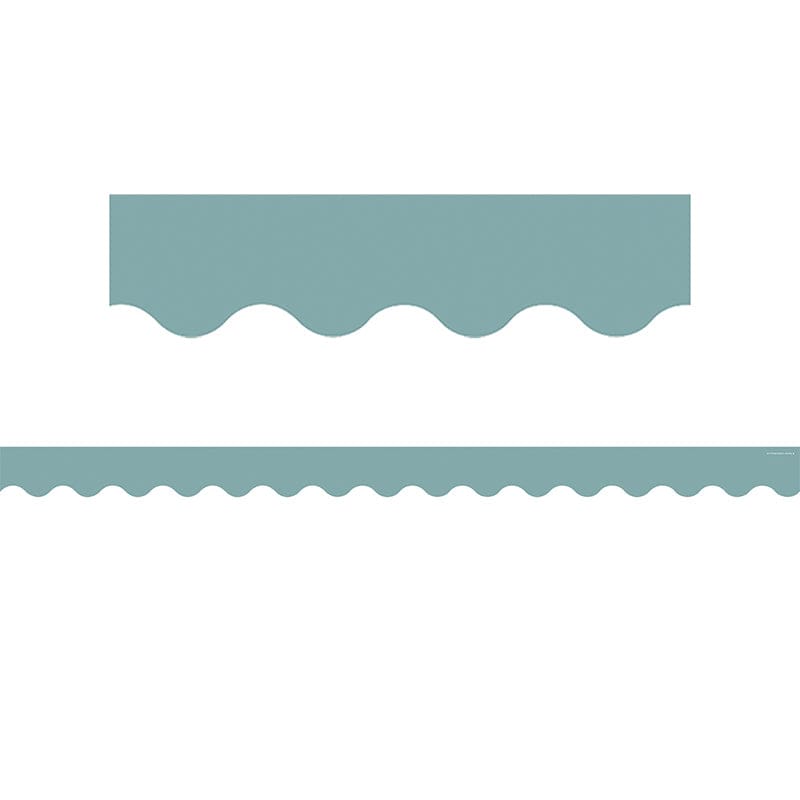 Calming Blue Scalloped Border Trim (Pack of 10) - Border/Trimmer - Teacher Created Resources