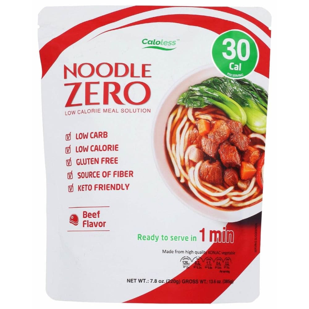 CALOLESS Grocery > Pantry > Food CALOLESS: Beef Konjac Noodle Zero, 13.6 oz