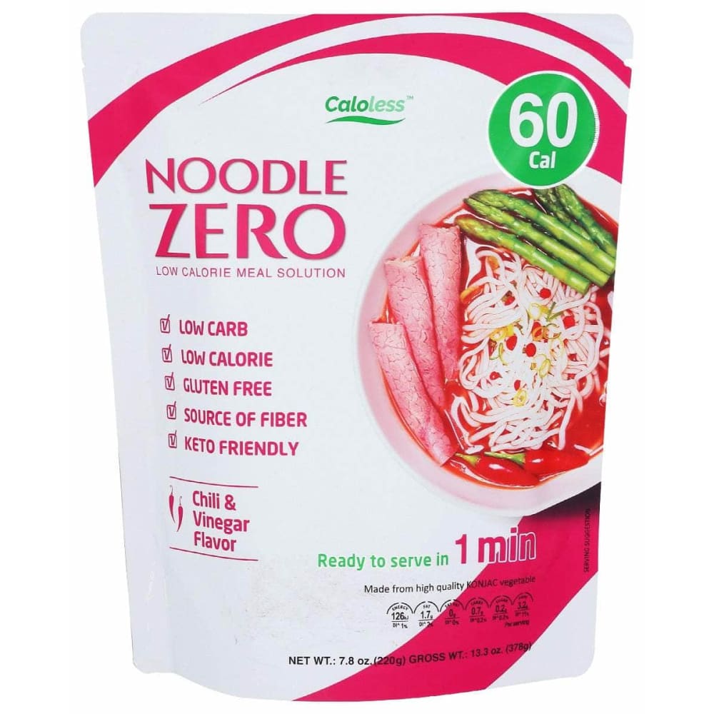 CALOLESS Grocery > Pantry > Food CALOLESS: Chili Vinegar Konjac Noodle Zero, 13.3 oz