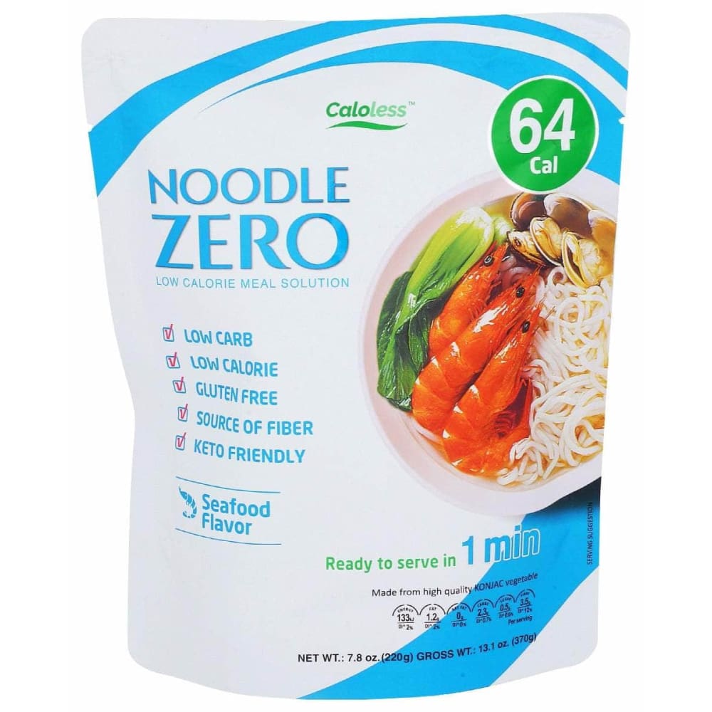 CALOLESS Grocery > Pantry > Food CALOLESS: Seafood Konjac Noodle Zero, 13.1 oz