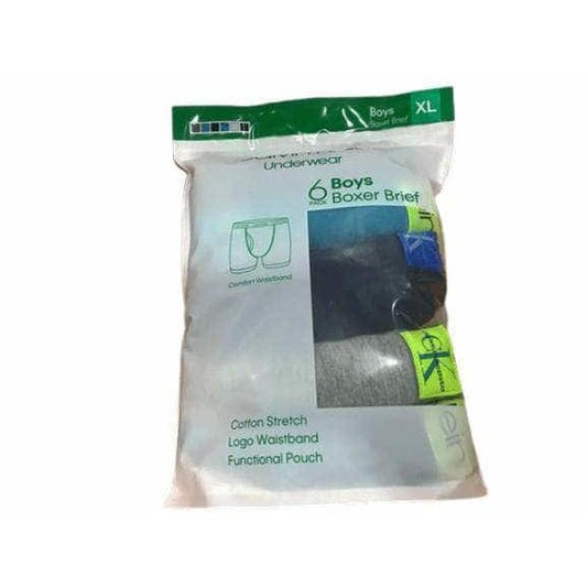 Calvin Klein Underwear Boys Boxer Brief, 6-Pack-ShelHealth.Com