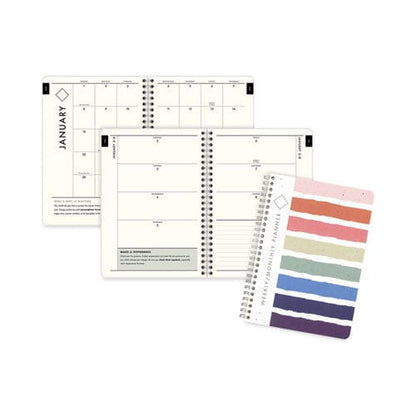 Cambridge Greenpath Weekly/monthly Planner Greenpath Artwork 8.5 X 5.5 White/green Cover 12 Month (jan To Jan): 2023 - School Supplies -