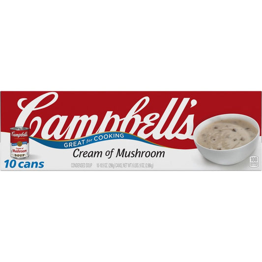 Campbell’s Condensed Cream of Mushroom Soup (10.5 oz. 10 pk.) - Canned Foods & Goods - Campbell’s Condensed