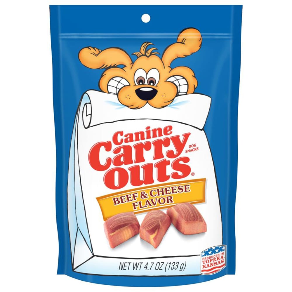 Canine Carry Outs Beef and Cheese Dog Treats 4.5 oz - Pet Supplies - Canine