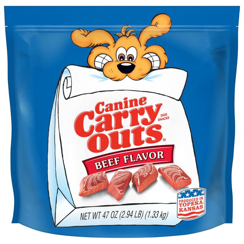 Canine Carry Outs Beef Dog Treats 47 oz - Pet Supplies - Canine