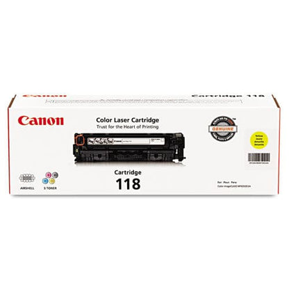 Canon 2659b001 (118) Toner 2,900 Page-yield Yellow - Technology - Canon®