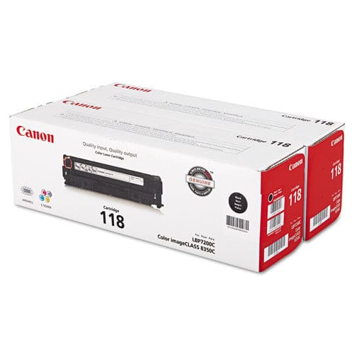 Canon 2662b004 (118) Toner 3,400 Page-yield Black 2/pack - Technology - Canon®