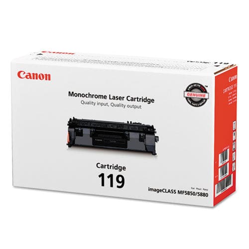 Canon 3479b001 (crg-119) Toner 2,100 Page-yield Black - Technology - Canon®