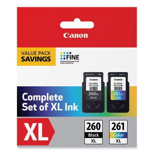 Canon 3706c005 (cl-261xl/pg-260xl) High-yield Ink Black/color - Technology - Canon®