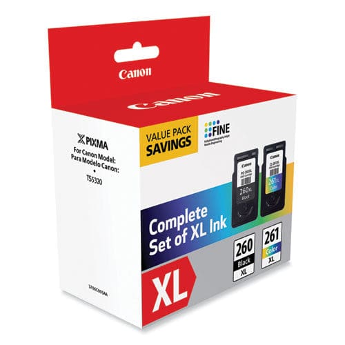 Canon 3706c005 (cl-261xl/pg-260xl) High-yield Ink Black/color - Technology - Canon®
